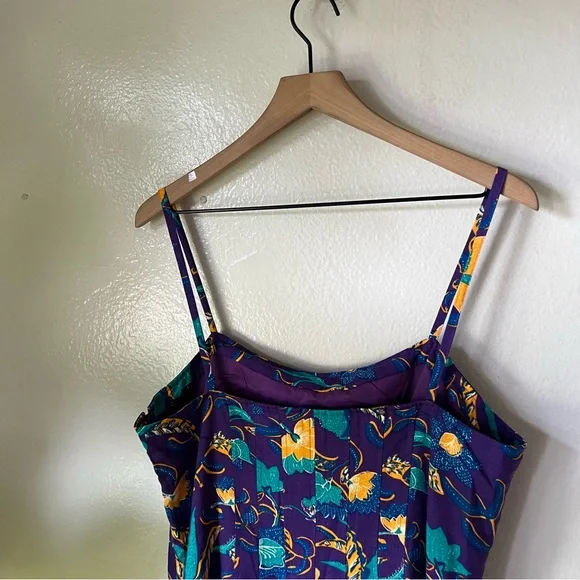 Derek Lam 10 Crosby | Purple Reef Aline Midi Dress - Picture 7 of 8